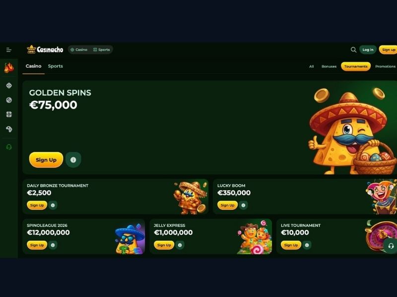 Konfiguracja konta Casinacho Casino po rejestracji — trzy profile gracza
